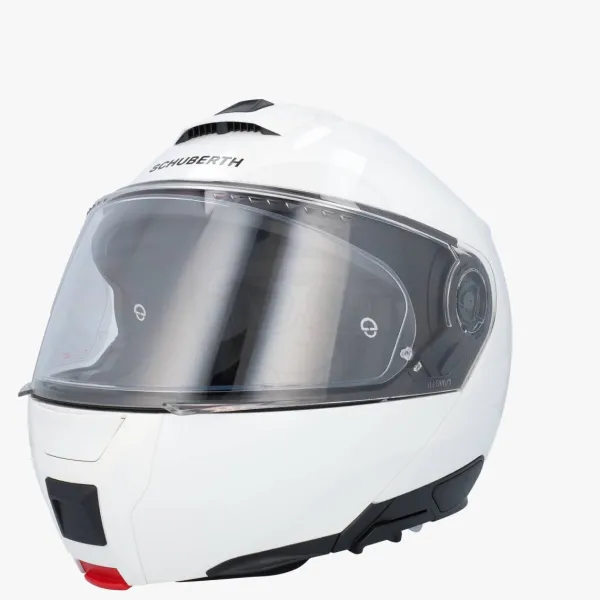 Schuberth C5 Glossy White 202> Systeemhelmen|Helmen Met Zonnevizier
