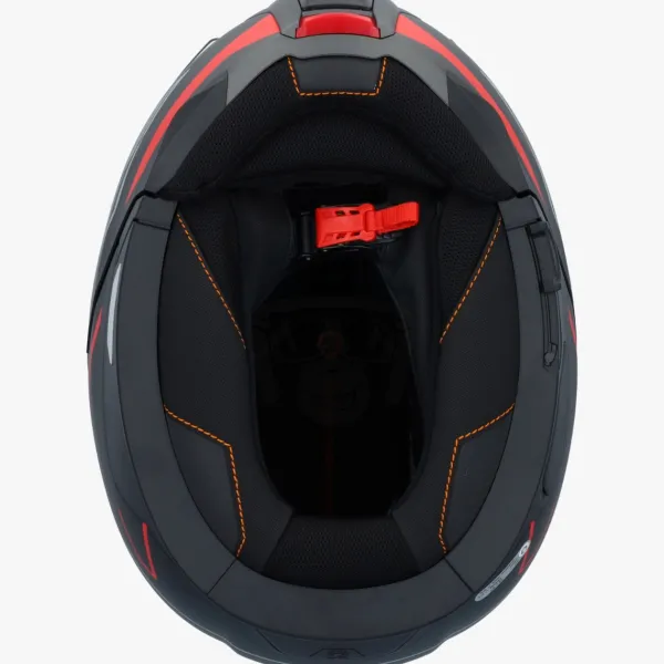 Schuberth C5 Omega Black/Red 138> Systeemhelmen|Helmen Met Zonnevizier