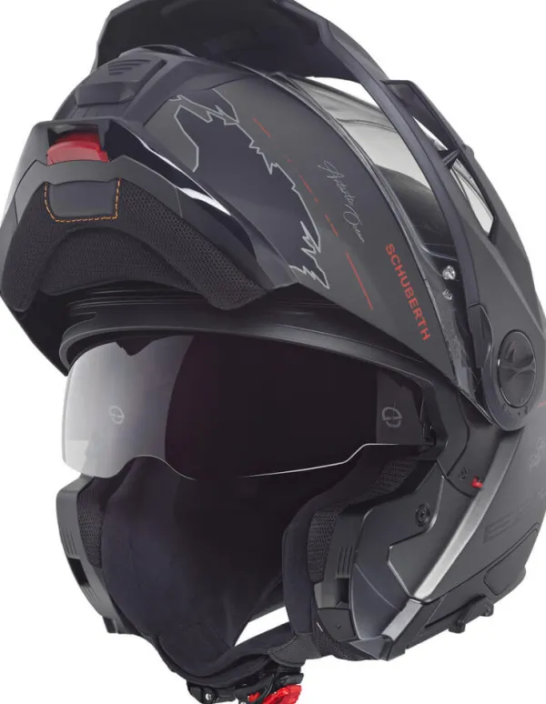 Schuberth E2 Atlas Black/Grey 180> Adventure Helmen|Systeemhelmen