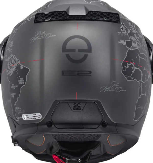 Schuberth E2 Atlas Black/Grey 180> Adventure Helmen|Systeemhelmen