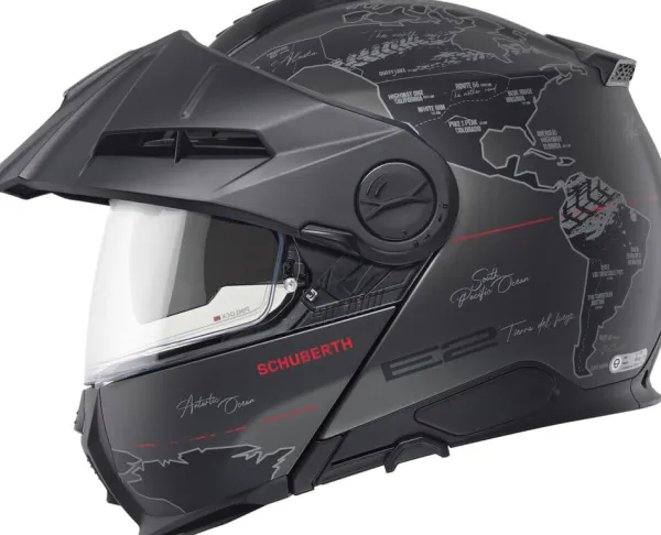 Schuberth E2 Atlas Black/Grey 180> Adventure Helmen|Systeemhelmen