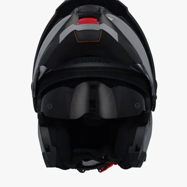 Schuberth E2 Grey> Systeemhelmen|Helmen Met Zonnevizier