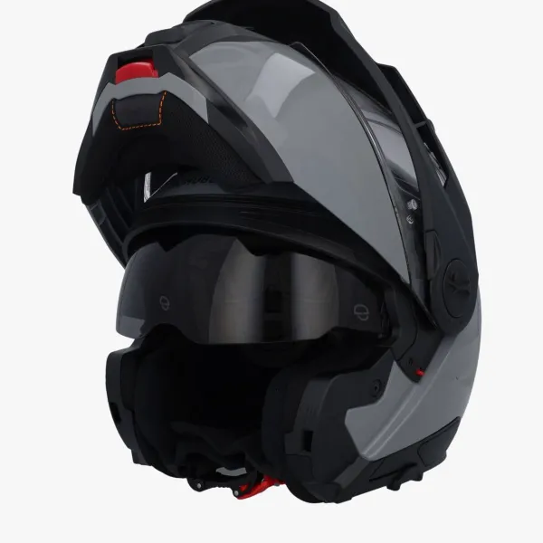 Schuberth E2 Grey> Systeemhelmen|Helmen Met Zonnevizier