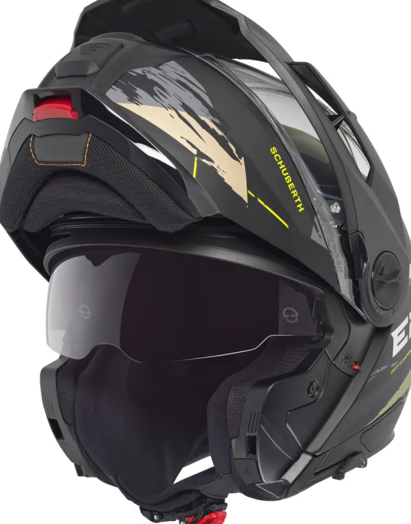 Schuberth E2 Trail Black/Green 418> Adventure Helmen|Systeemhelmen