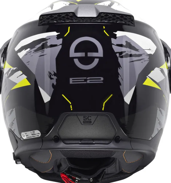 Schuberth E2 Trail Black/Yellow 718> Adventure Helmen|Systeemhelmen