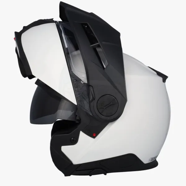 Schuberth E2 White> Systeemhelmen|Helmen Met Zonnevizier