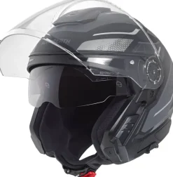 Schuberth J2 Sigma Black/Grey 180> Helmen Met Zonnevizier|Bluetooth Helmen