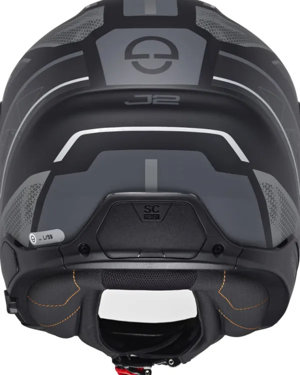 Schuberth J2 Sigma Black/Grey 180> Helmen Met Zonnevizier|Bluetooth Helmen