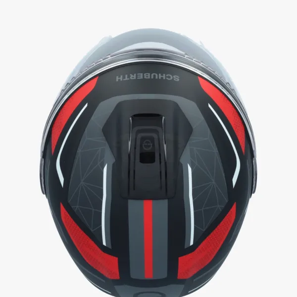 Schuberth J2 Sigma Black/Red 183> Helmen Met Zonnevizier|Bluetooth Helmen