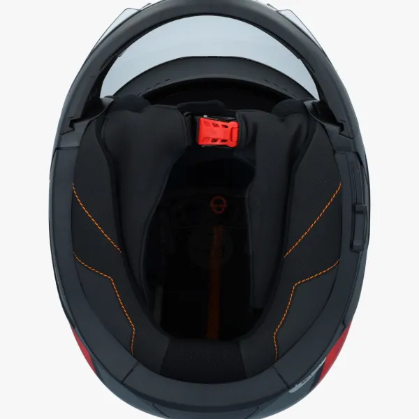 Schuberth J2 Sigma Black/Red 183> Helmen Met Zonnevizier|Bluetooth Helmen