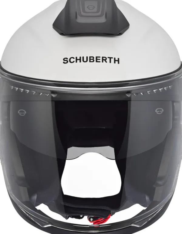 Schuberth J2 White 202> Helmen Met Zonnevizier|Bluetooth Helmen