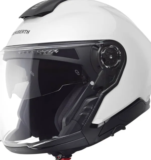 Schuberth J2 White 202> Helmen Met Zonnevizier|Bluetooth Helmen