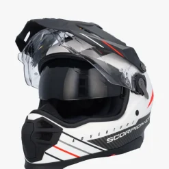 Scorpion ADF-9000 AIR Feat Matt White/Black/Red><noscript><img width=