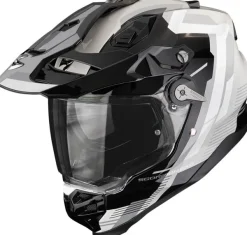 Scorpion ADF-9000 AIR Patrol Black/Silver> Adventure Helmen|Integraalhelmen