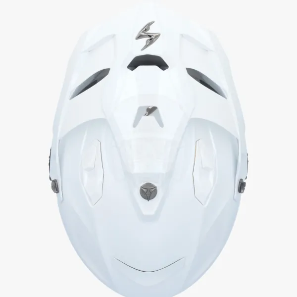 Scorpion ADF-9000 AIR Solid Pearl White> Adventure Helmen|Integraalhelmen