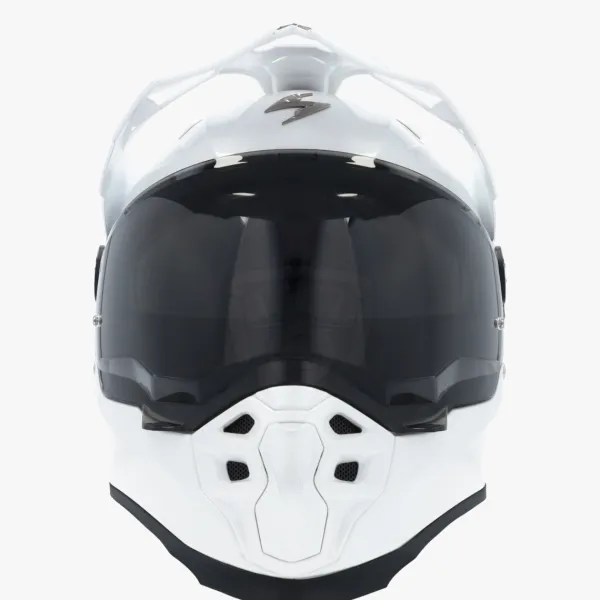Scorpion ADF-9000 AIR Solid Pearl White> Adventure Helmen|Integraalhelmen