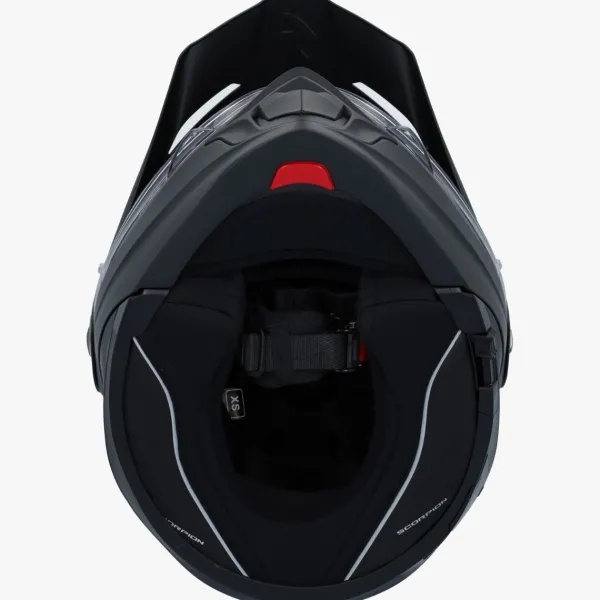 Scorpion ADX-2 Matt Pearl Black> Adventure Helmen|Systeemhelmen