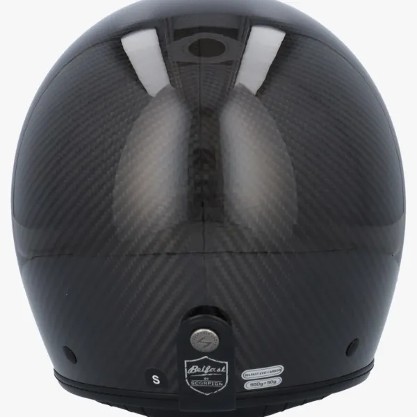 Scorpion Belfast Carbon EVO Solid Black>DAMES Carbon Helmen|Jethelmen