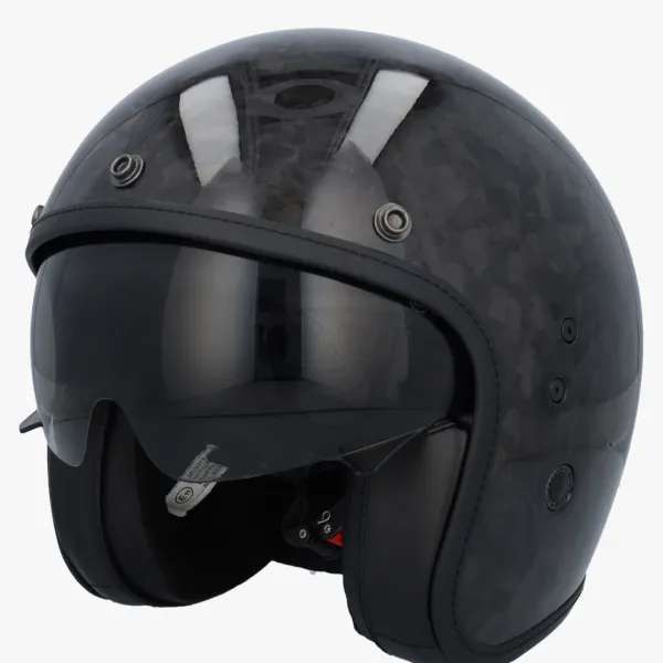 Scorpion Belfast EVO Carbon Onyx Black>DAMES Carbon Helmen|Jethelmen