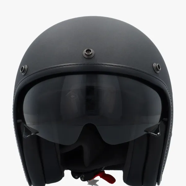 Scorpion Belfast EVO Graphite Dark Grey>DAMES Retro Helmen|Jethelmen