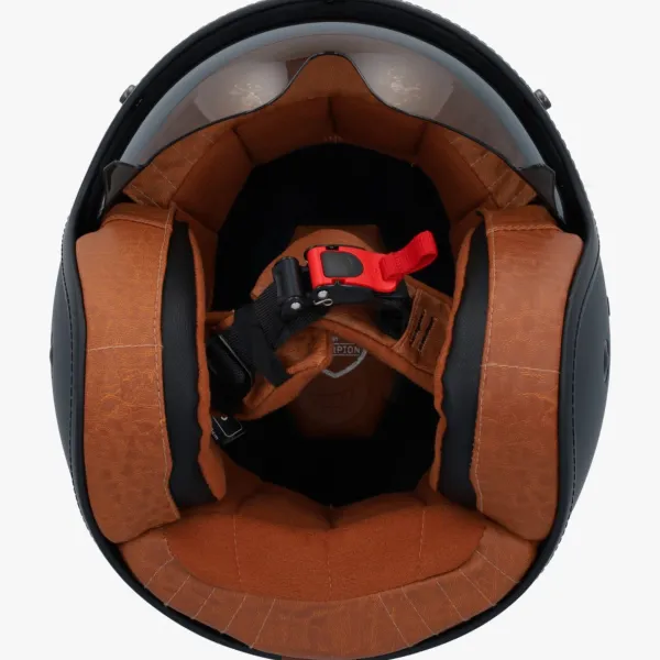 Scorpion Belfast EVO Luxe Matt Black>DAMES Retro Helmen|Jethelmen