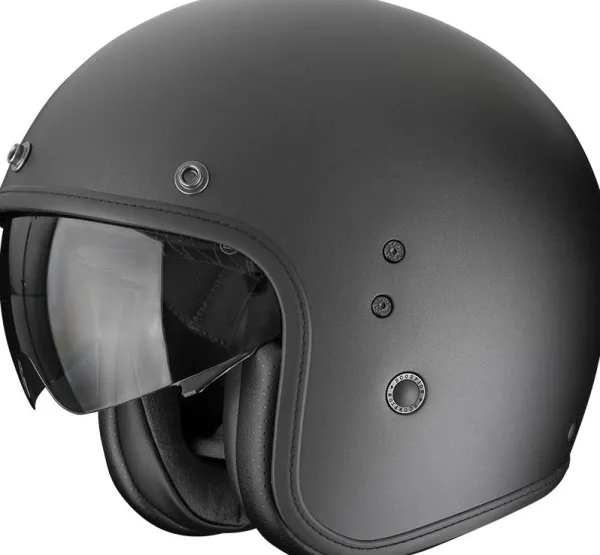 Scorpion Belfast EVO Solid Matt Pearl Black>DAMES Adventure Helmen|Jethelmen