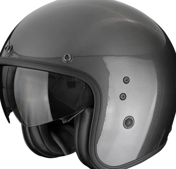 Scorpion Belfast EVO Solid Metallic Grey>DAMES Adventure Helmen|Jethelmen