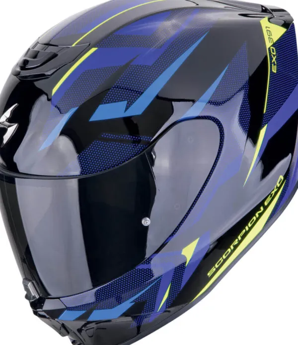 Scorpion EXO-391 Aaxo Black/Blue> Integraalhelmen