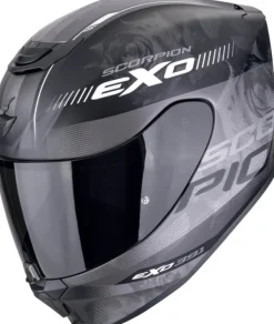 Scorpion EXO-391 Ava Matt Black/Silver> Integraalhelmen