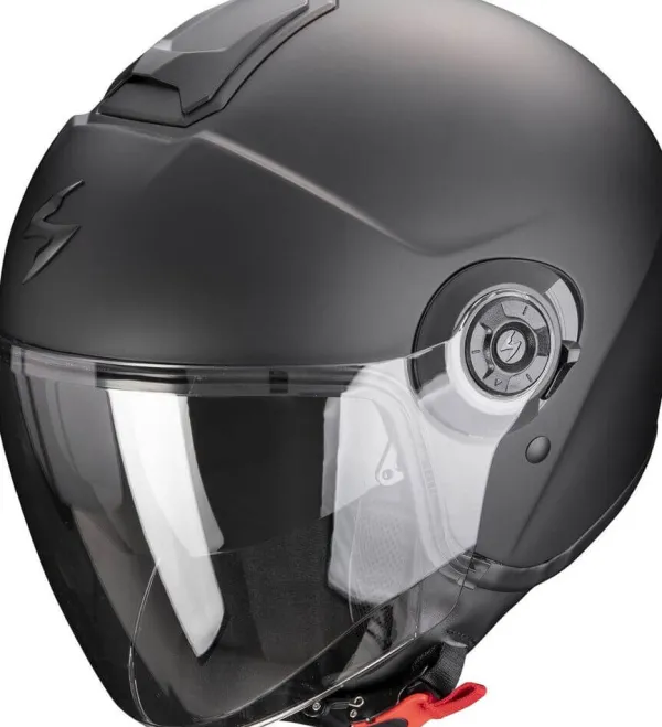 Scorpion EXO-CITY II Solid Matt Black>DAMES Jethelmen|Dames Scooterhelmen