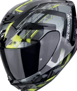 Scorpion EXO-391 Clutter Black/Neon Yellow> Integraalhelmen