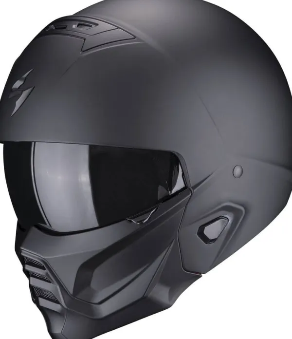 Scorpion EXO-Combat II Solid Matt Black> Jethelmen