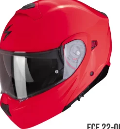 Scorpion EXO-930 EVO Solid Neon red> Systeemhelmen|Helmen Met Zonnevizier