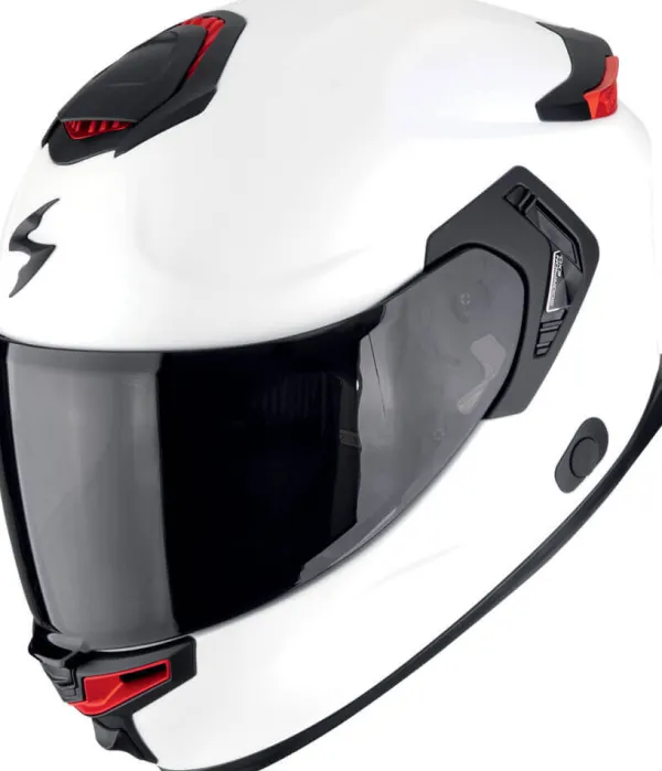 Scorpion EXO-GT SP AIR Matt Pearl White> Integraalhelmen|Helmen Met Zonnevizier