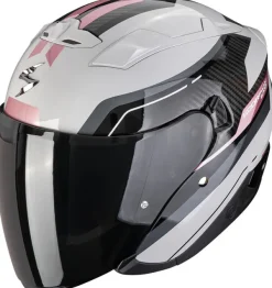 Scorpion EXO-230 Hipe Grey/Pink> Jethelmen|Helmen Met Zonnevizier