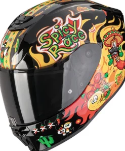 Scorpion EXO-JNR AIR Yucatan Black/Yellow/Red> Integraalhelmen|Race Helmen