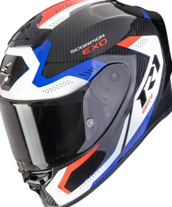 Scorpion EXO-R1 EVO AIR Carbon Propel Black/White/Red> Integraalhelmen|Carbon Helmen