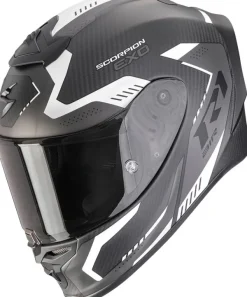 Scorpion EXO-R1 EVO AIR Carbon Propel Matt Black/Silver> Integraalhelmen|Carbon Helmen