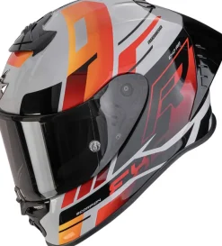Scorpion EXO-R1 EVO II AIR Adrenaline Grey/Red/Orange> Integraalhelmen|Race Helmen