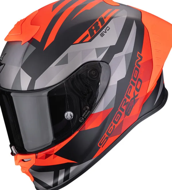 Scorpion EXO-R1 EVO II AIR Valere Matt Black/Red> Integraalhelmen|Race Helmen