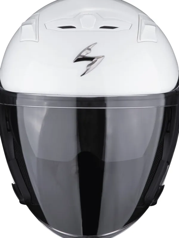 Scorpion EXO-230 Solid White> Jethelmen|Helmen Met Zonnevizier