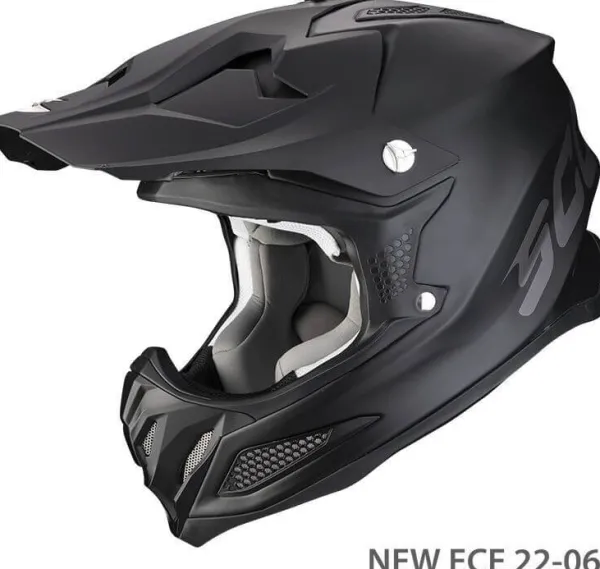 Scorpion VX-22 AIR Solid Matt Black> Adventure Helmen|Crosshelmen