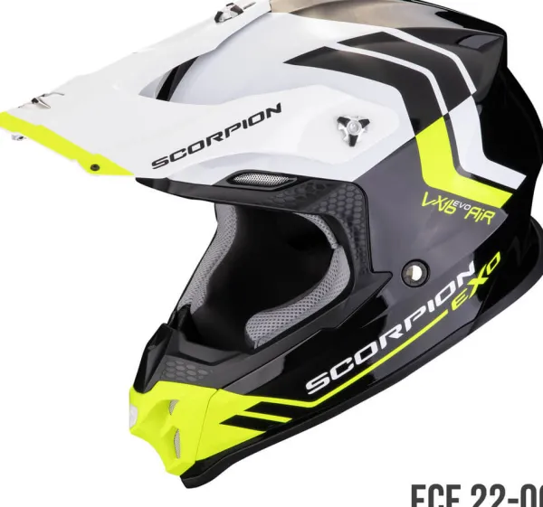Scorpion VX-16 EVO AIR Fusion Black/Neon Yellow> Crosshelmen