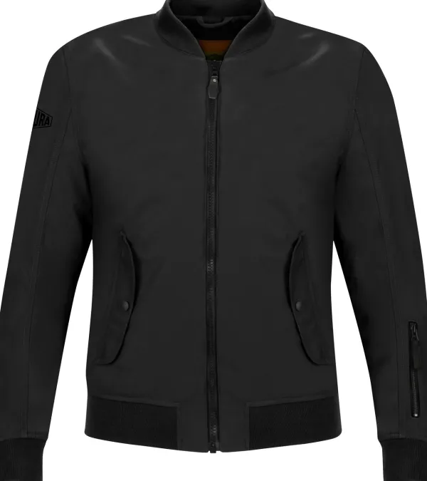 Segura Velvet Vented Motorjas Black> Motorjassen