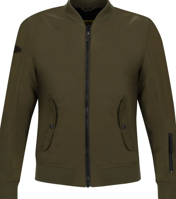 Segura Velvet Vented Motorjas Khaki> Motorjassen