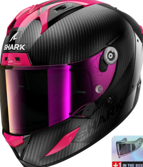 Shark Aeron Carbon Skin DVB> Integraalhelmen|Bluetooth Helmen