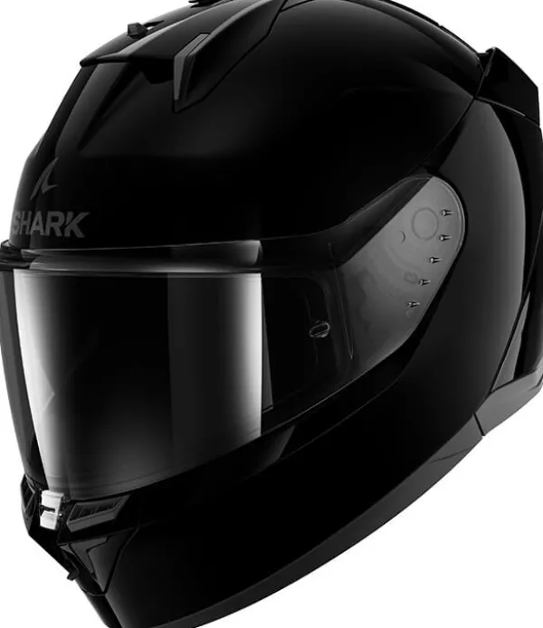 Shark D-Skwal 3 Blank Black BLK> Integraalhelmen|Helmen Met Zonnevizier