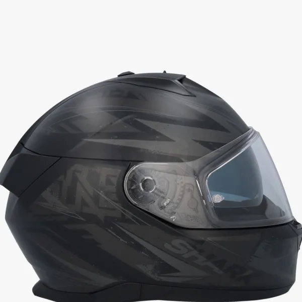 Shark D-Skwal 3 Blast-R Mat Black/Anthracite/Anthracite KAA> Integraalhelmen|Helmen Met Zonnevizier