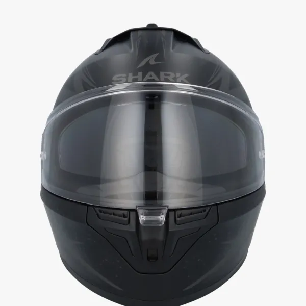 Shark D-Skwal 3 Blast-R Mat Black/Anthracite/Anthracite KAA> Integraalhelmen|Helmen Met Zonnevizier