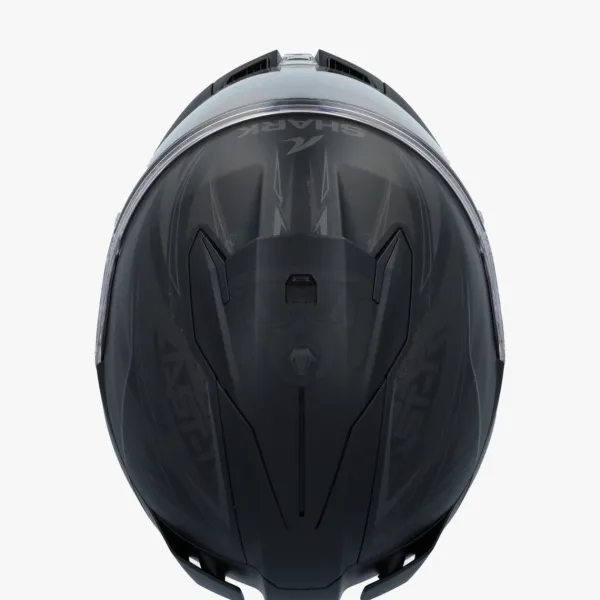 Shark D-Skwal 3 Blast-R Mat Black/Anthracite/Anthracite KAA> Integraalhelmen|Helmen Met Zonnevizier